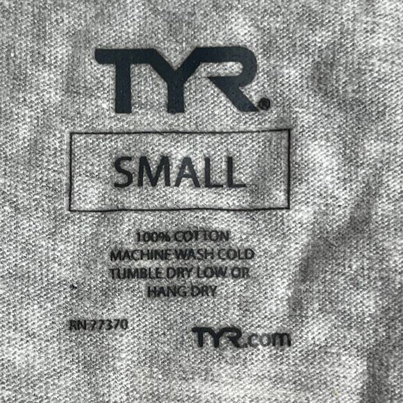 TYR Unisex Pro Swim Series 2019 Clovis CA Tank Tee - Grey - Size Small - Picture 6 of 7